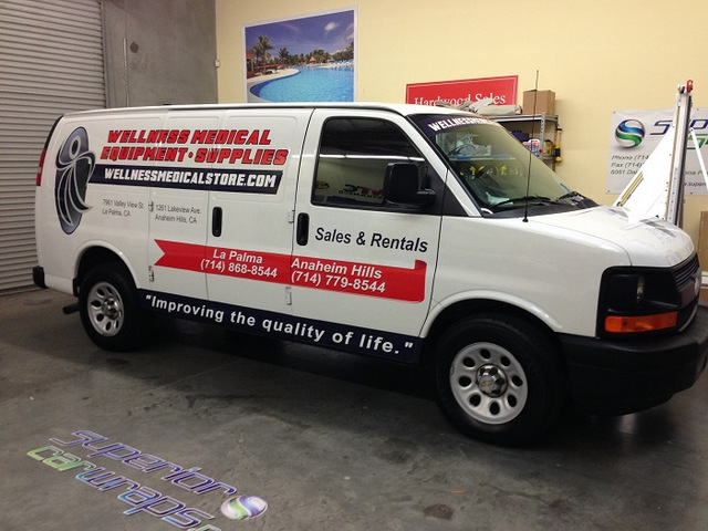 Van Graphics for Fleets in Anaheim CA