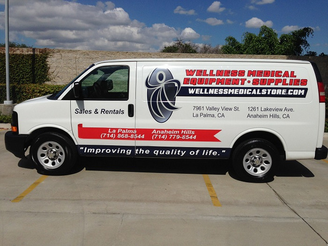 Fleet van graphics Anaheim CA
