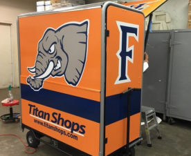 Kiosk Wraps Orange County