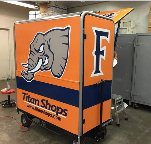 Kiosk Wraps Orange County