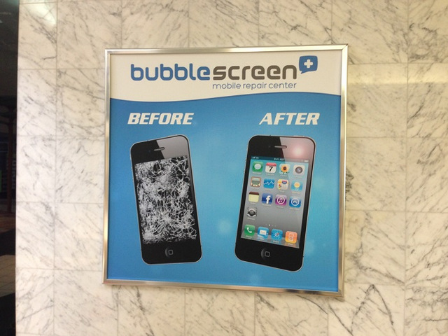 Framed digitally printed posters for the Buena Park Mall