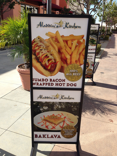 Point of purchase posters for Buena Park Mall tenants
