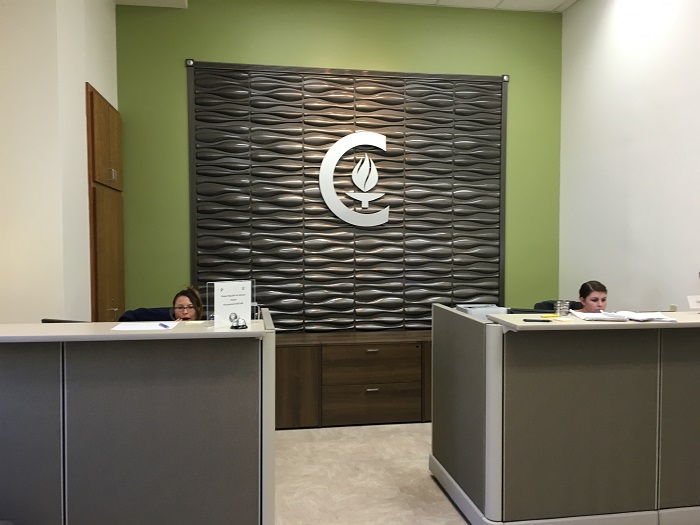 Lobby signs for colleges and universities in Los Angeles County