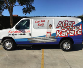 Eye Catching Passenger Vinyl Van Graphics for Businesses in Orange County
