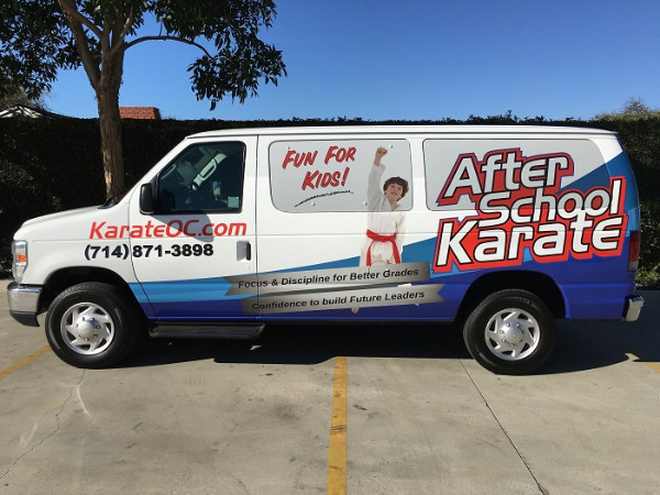 Eye Catching Passenger Vinyl Van Graphics for Businesses in Orange County
