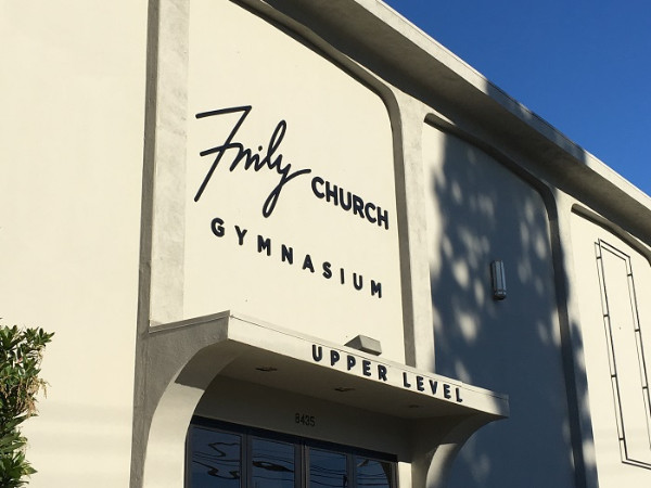 Dimensional letter building signs for Churches in Orange County