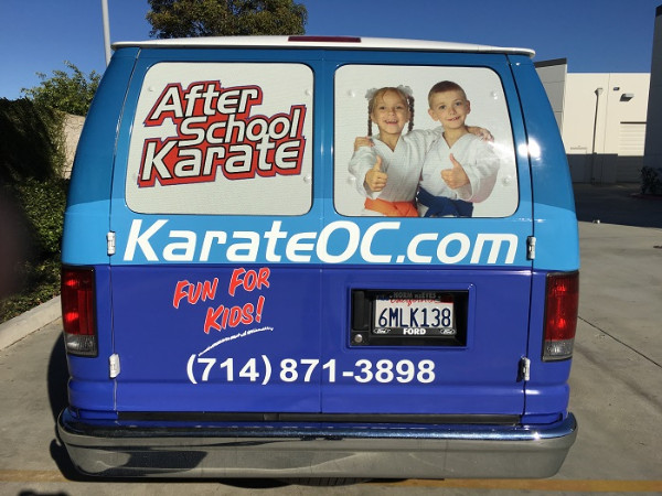 Vinyl Window Perf for Vans in Orange County
