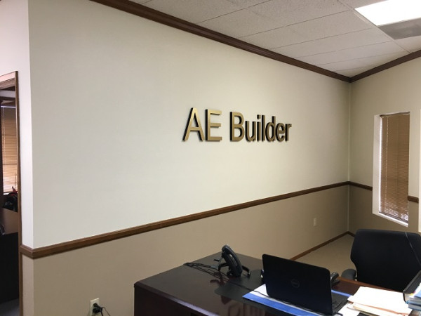 Custom lobby signs Fullerton CA