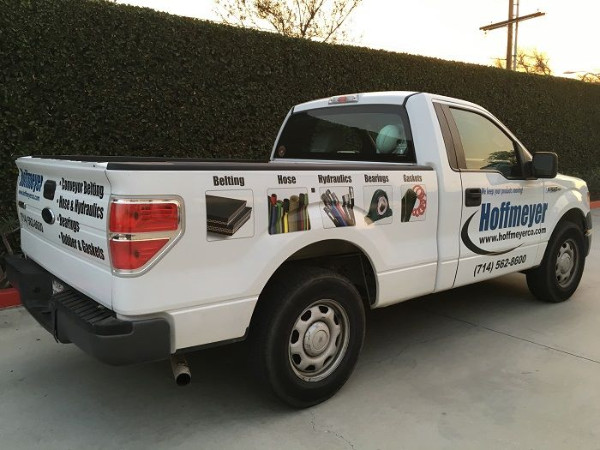 Cost effective fleet truck graphics Orange County CA