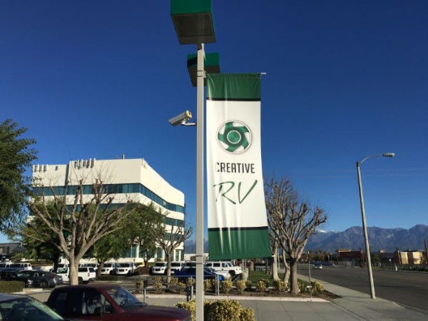 Vinyl pole banners Orange County CA
