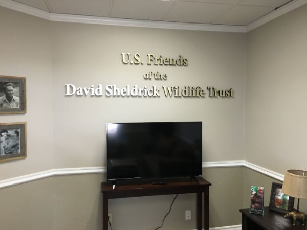 Dimensional letter lobby signs for nonprofits in Orange County CA