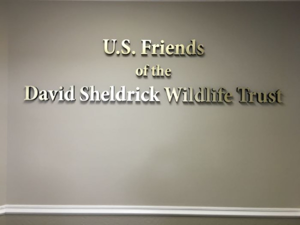 Brushed aluminum lobby signs Orange County CA