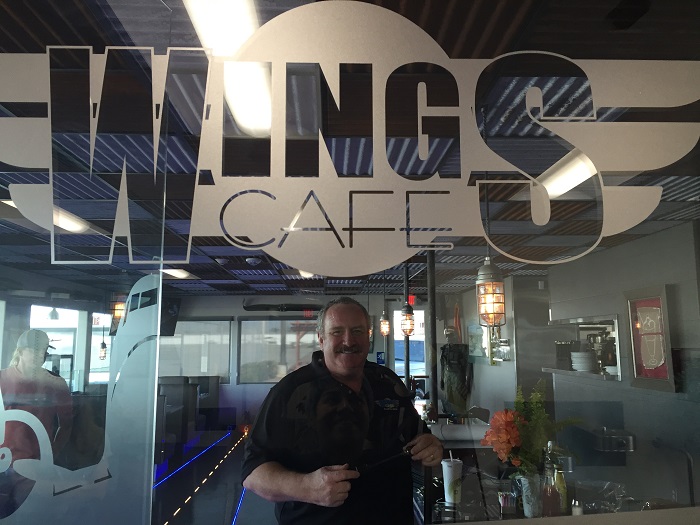 Etched window graphics for restaurants in Fullerton CA