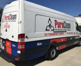 Franchise van graphics in Orange County CA