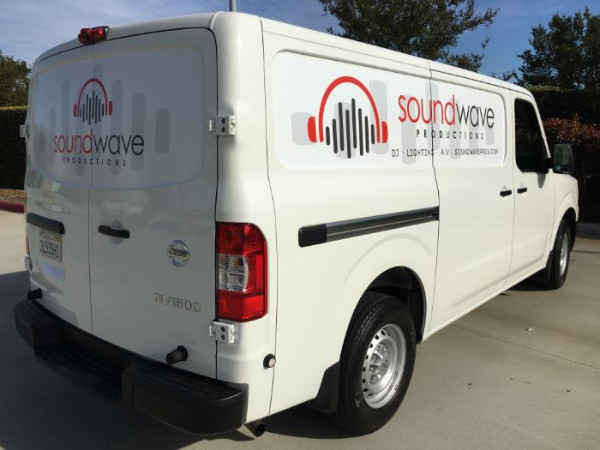 Nissan Cargo Van Graphics in Orange County CA