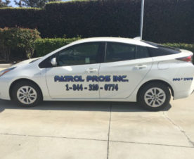Vehicle Graphics for Security Patrol Companies in Brea CA