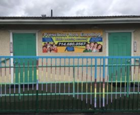 Banners for preschools in Orange County CA