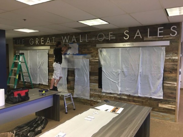 Dimensional Letter Sales Room Wall Signs in Orange County CA