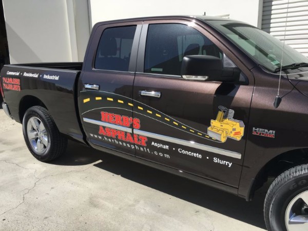Vinyl Graphics for pick-up trucks in Orange County CA
