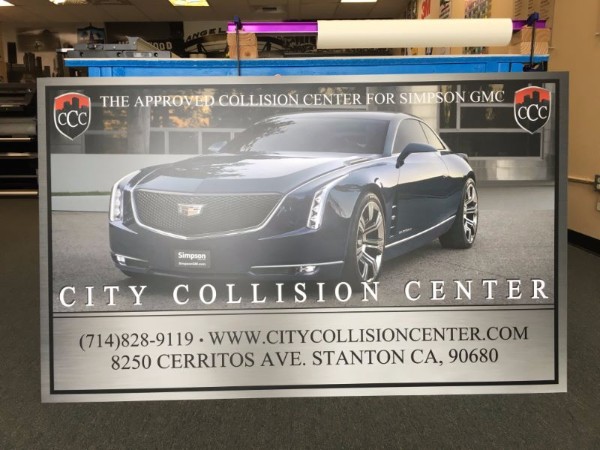 Custom signs and graphics for auto body shops in Orange County CA