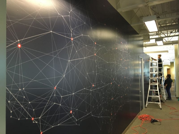 Wall graphics for businesses relocating to Orange County CA