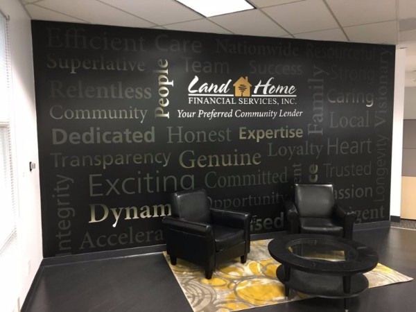 Lobby wall murals in Orange County CA