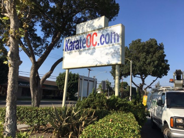 Cabinet pan-faced signs in Orange County CA
