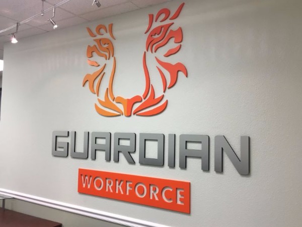 3D Logo Letter Lobby Signs in Orange County CA
