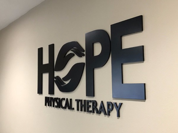 3D Logo Lobby Signs for the Physical Therapy Centers in Fountain Valley CA