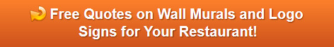 Free quote on wall murals and logo signs in Orange County CA