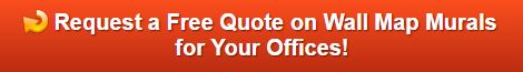Free quote on office wall map murals in Orange County CA
