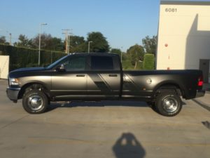 RAM Matte Black Truck Wraps
