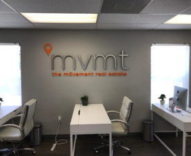 Brushed Metal Lobby Logo Signs Orange County CA