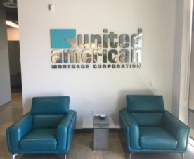 Polished Aluminum Lobby Signs Orange County CA