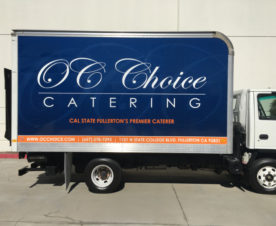 Delivery Truck Graphics for CSUF Dining