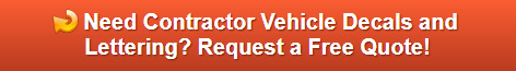 Free quote on contractor vehicle decals and lettering Long Beach CA