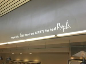 Vinyl Wall Lettering for Restaurants in Orange County CA