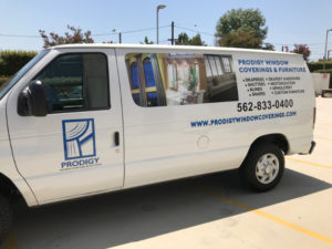 Contractor Van Decals and Lettering Long Beach CA