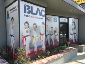 Vinyl Window Graphics | Martial Arts Studios | Fullerton CA