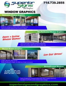 Guide to Window Graphics Orange County CA