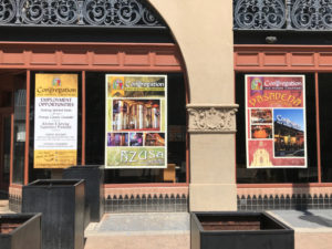 Window signs and graphics for restaurants in Orange County CA