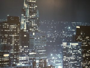 Custom cityscape wall murals Los Angeles