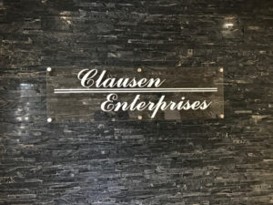 Acrylic Panel 3D Lobby Logo Signs | Orange County CA