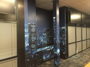 Change office atmospheres with wall murals in Los Angeles County
