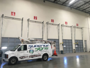 Dock Bay Number Signs | Orange County | LA County