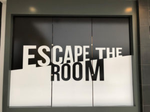Custom vinyl window graphics for mall retailers in Los Angeles CA