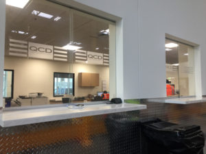 Etched vinyl window graphics | Distribution Centers | Los Angeles