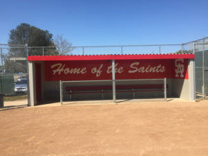 Athletic vinyl graphics for stadiums in Orange County