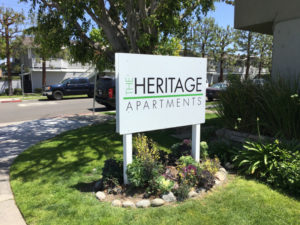 Post and Panel Apartment Complex Signs Anaheim CA