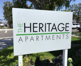 Anti-Graffiti Apartment Complex Signs Anaheim CA